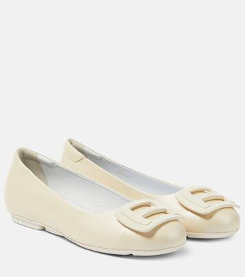 H661 leather ballet flats | Hogan