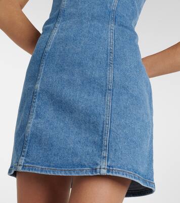 Robe corset en jean | Magda Butrym