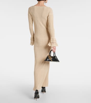 Maxikleid aus Häkelstrick | Blumarine