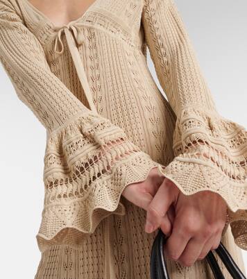 Maxikleid aus Häkelstrick | Blumarine