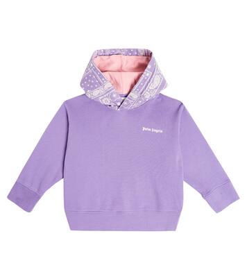 Paisley cotton jersey hoodie | Palm Angels Kids
