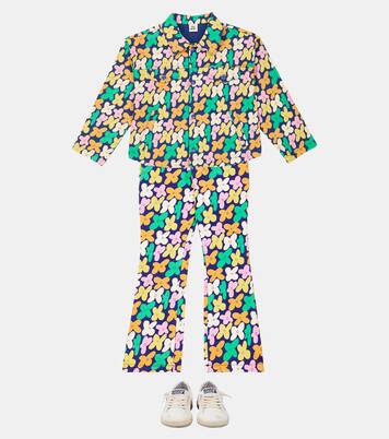 Flower cotton-blend jacket | Jellymallow