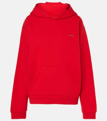 Horn cotton-blend jersey hoodie | Coperni