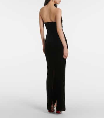 Robe longue en velours | Roland Mouret