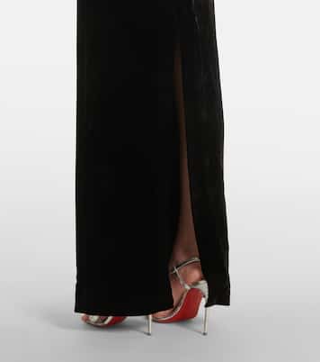 Robe longue en velours | Roland Mouret