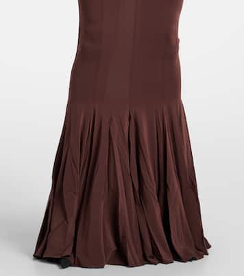 Falda larga drapeada | Nensi Dojaka