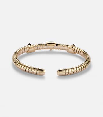 Armreif Trisolina 3 Station aus 18kt Gelbgold mit Diamanten | Marina B