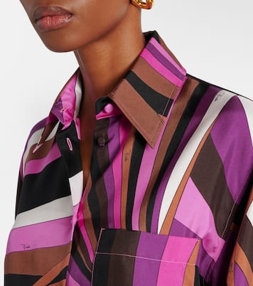 Hemd Iride aus Seiden-Twill | Pucci