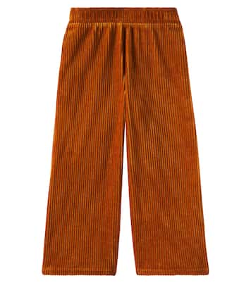 Cats cotton-blend corduroy straight pants | Mini Rodini
