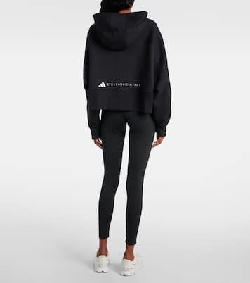 Sudadera cropped de jersey en mezcla de algodón | Adidas by Stella McCartney
