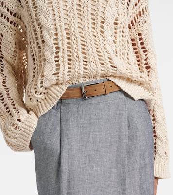 Ceinture en daim | Brunello Cucinelli