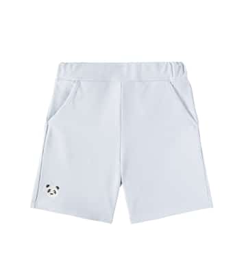 Ithri emrboidered cotton shorts | Donsje