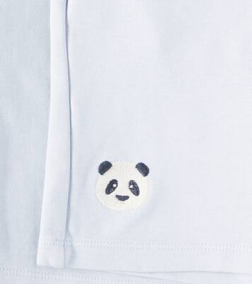 Ithri emrboidered cotton shorts | Donsje