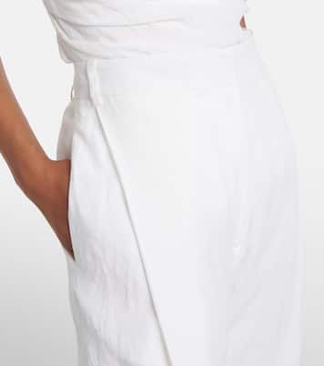 Weite Hose Gabrielle aus Leinen | Tove