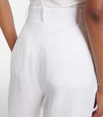 Weite Hose Gabrielle aus Leinen | Tove
