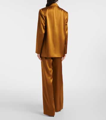 Oversize-Blazer aus Seidensatin | The Sei