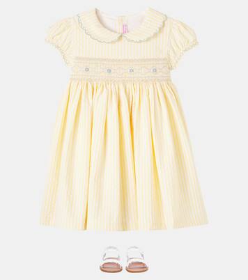 Robe rayée en coton | La Coqueta