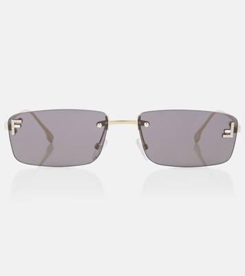 Gafas de sol rectangulares Fendi First Crystal | Fendi