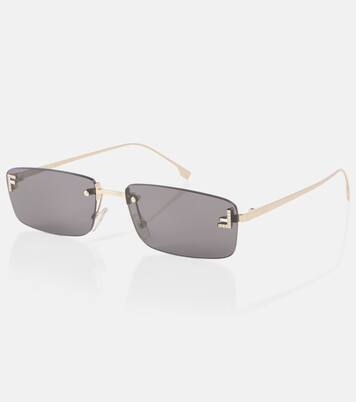 Gafas de sol rectangulares Fendi First Crystal | Fendi