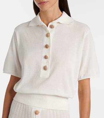 Top Sundial Shell en coton mélangé | Christopher Esber