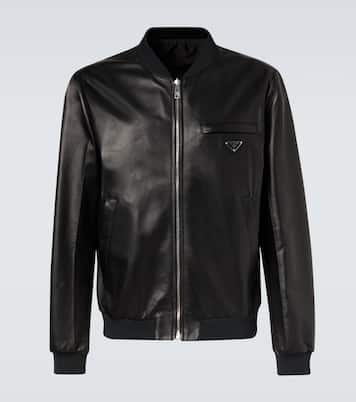Veste bomber en cuir | Prada