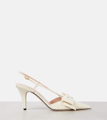 Bowow 85 leather slingback pumps | Valentino Garavani