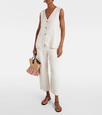 Weste Acie aus Leinen | Velvet