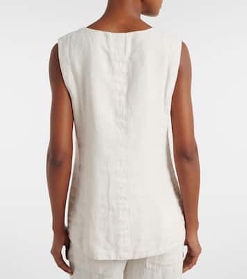 Weste Acie aus Leinen | Velvet