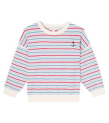 Mani striped cotton sweatshirt | Konges Sløjd