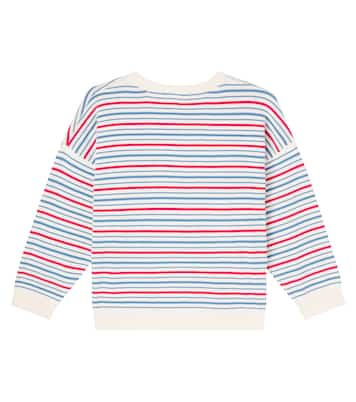 Mani striped cotton sweatshirt | Konges Sløjd