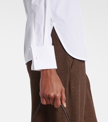 Camisa Knut de popelín en mezcla de algodón | Max Mara