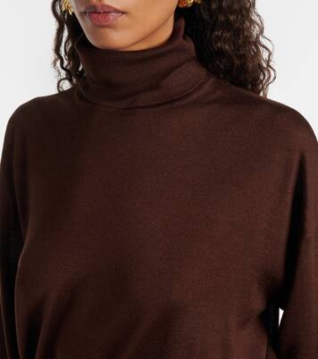 Rollkragenpullover aus Wolle, Kaschmir und Seide | Saint Laurent