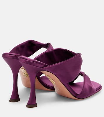 Twist 95 satin mules | Aquazzura
