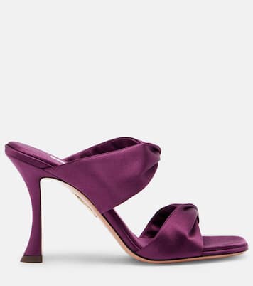 Twist 95 satin mules | Aquazzura