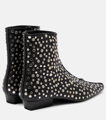 Wally studded leather ankle boots  | Staud