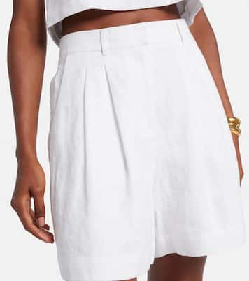 Short Marchello en lin à taille haute | Posse