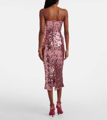 Bustier-Kleid mit Pailletten | Dolce&Gabbana