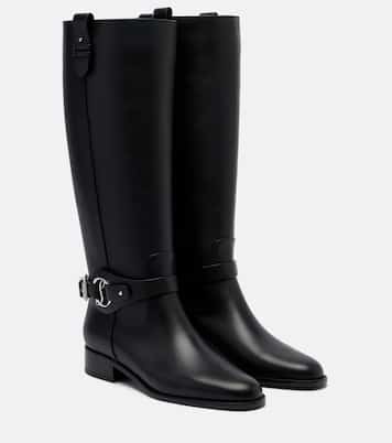 Dianouchette leather biker boots | Christian Louboutin