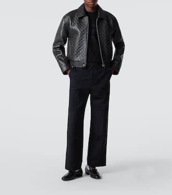T-shirt in jersey di cotone Interlocking G | Gucci