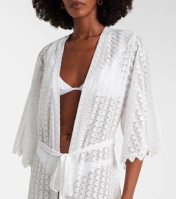 Tali scalloped sheer kaftan | Melissa Odabash