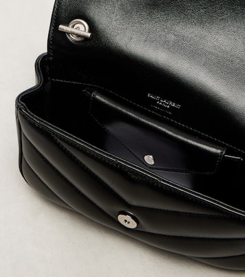 Loulou Mini leather crossbody bag | Saint Laurent