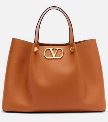 Tote Bag VLogo Medium aus Leder | Valentino Garavani