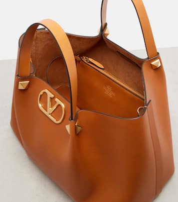 Tote Bag VLogo Medium aus Leder | Valentino Garavani