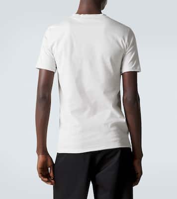 T-shirt brodé et imprimé en coton | Dolce&Gabbana