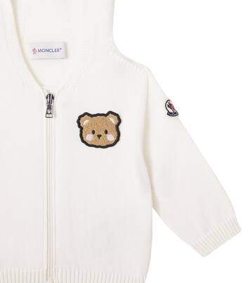 Baby cotton hoodie zip-up hoodie | Moncler Enfant