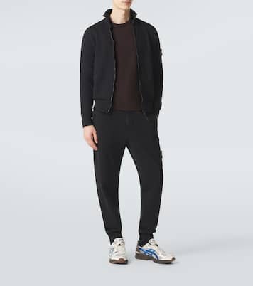 Compass cotton fleece sweatpants | Stone Island