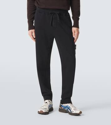 Compass cotton fleece sweatpants | Stone Island
