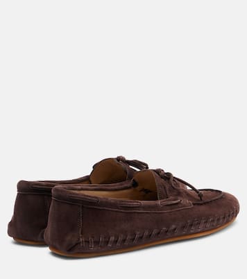 Driver embroidered suede loafers | Le Monde Béryl