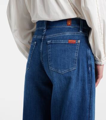 Lotta Ankle wide-leg jeans | 7 For All Mankind