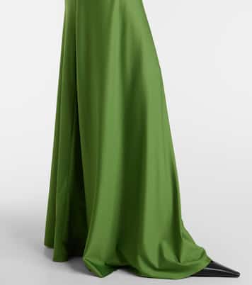 Robe longue drapée | Victoria Beckham
